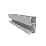 VARILLA DE ALUMINIO TIPO RIEL PARA PANEL SOLAR POR METRO